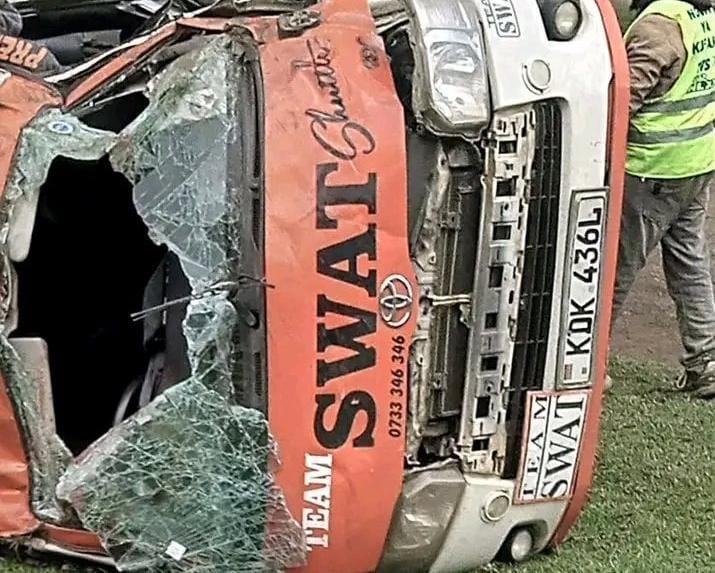 File image of a Matatu involved in an accident